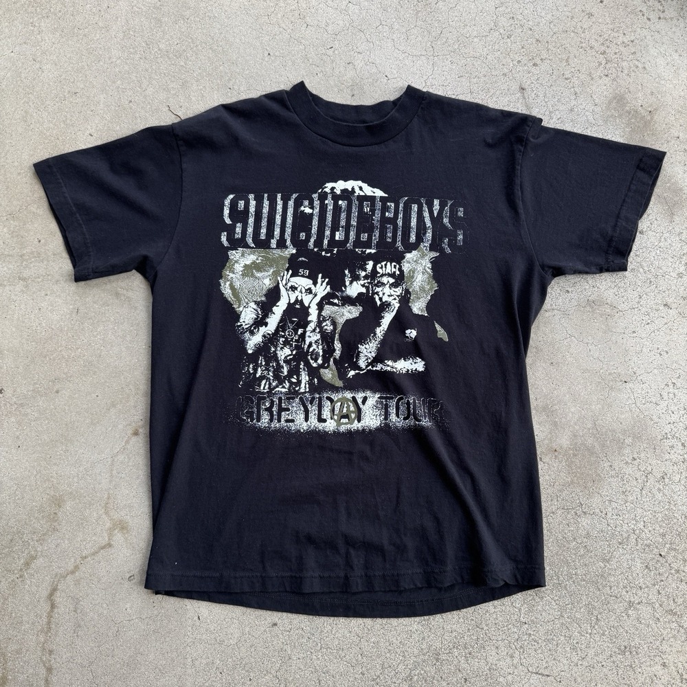 $uicide Boy$ Greyday Regime Tour Tee Shirt Large Black G59